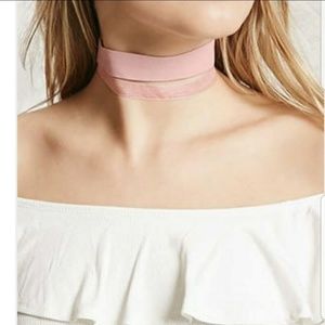 Forever 21 Pink Chockers